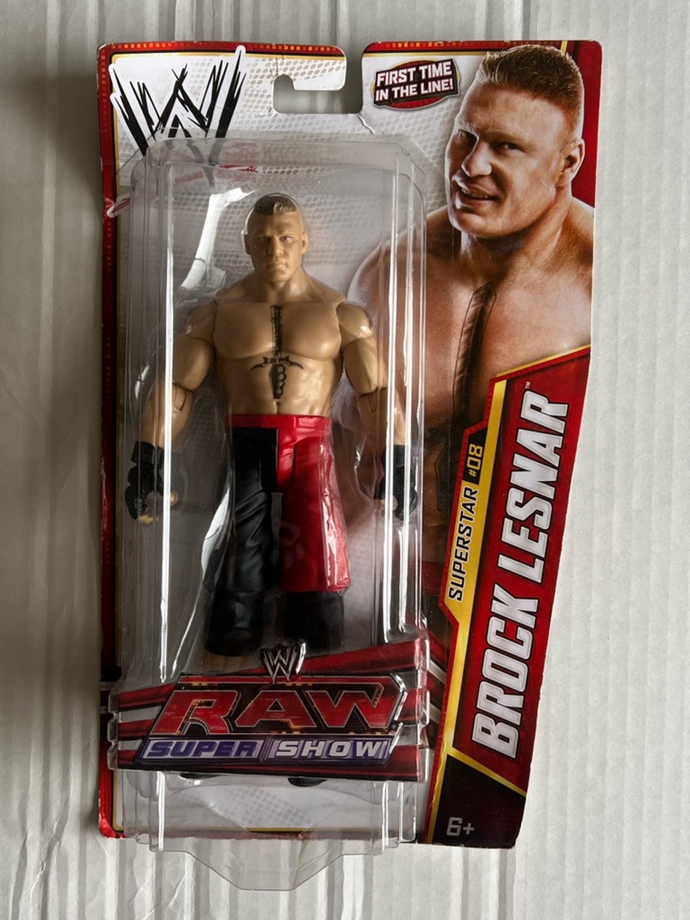 WWE Mattel Basic Series 25 Brock Lesnar #08 Action Figure First Time in the Line